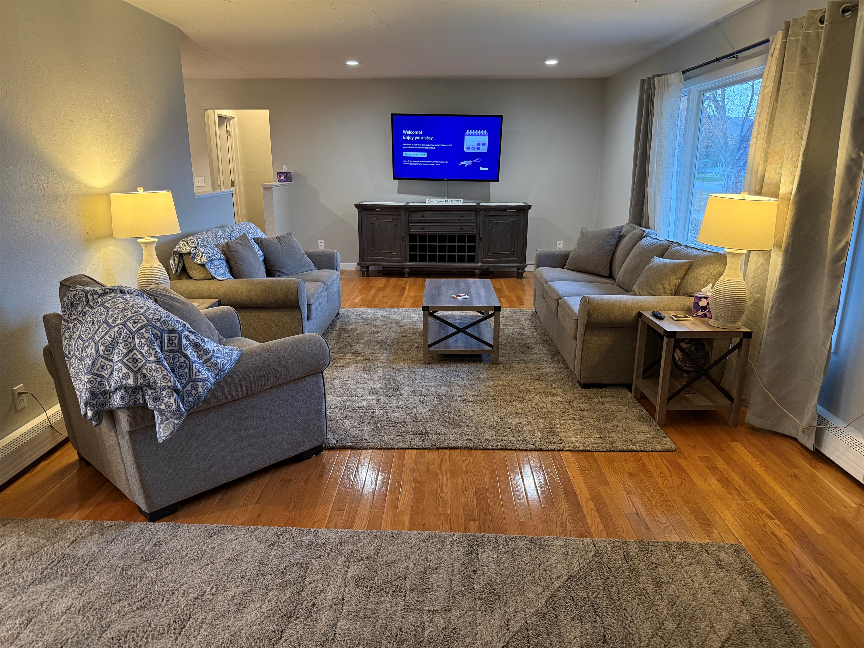 Living room area on main floor